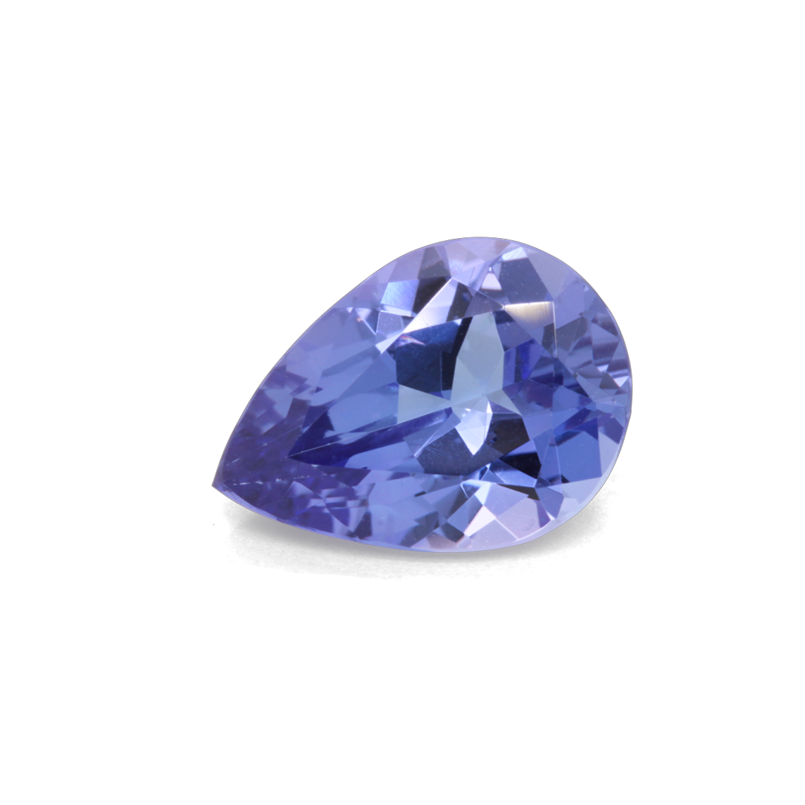 Tansanit - blau, birnform, 10.5x7.5 mm, 2.19 cts, Nr. TZ10303