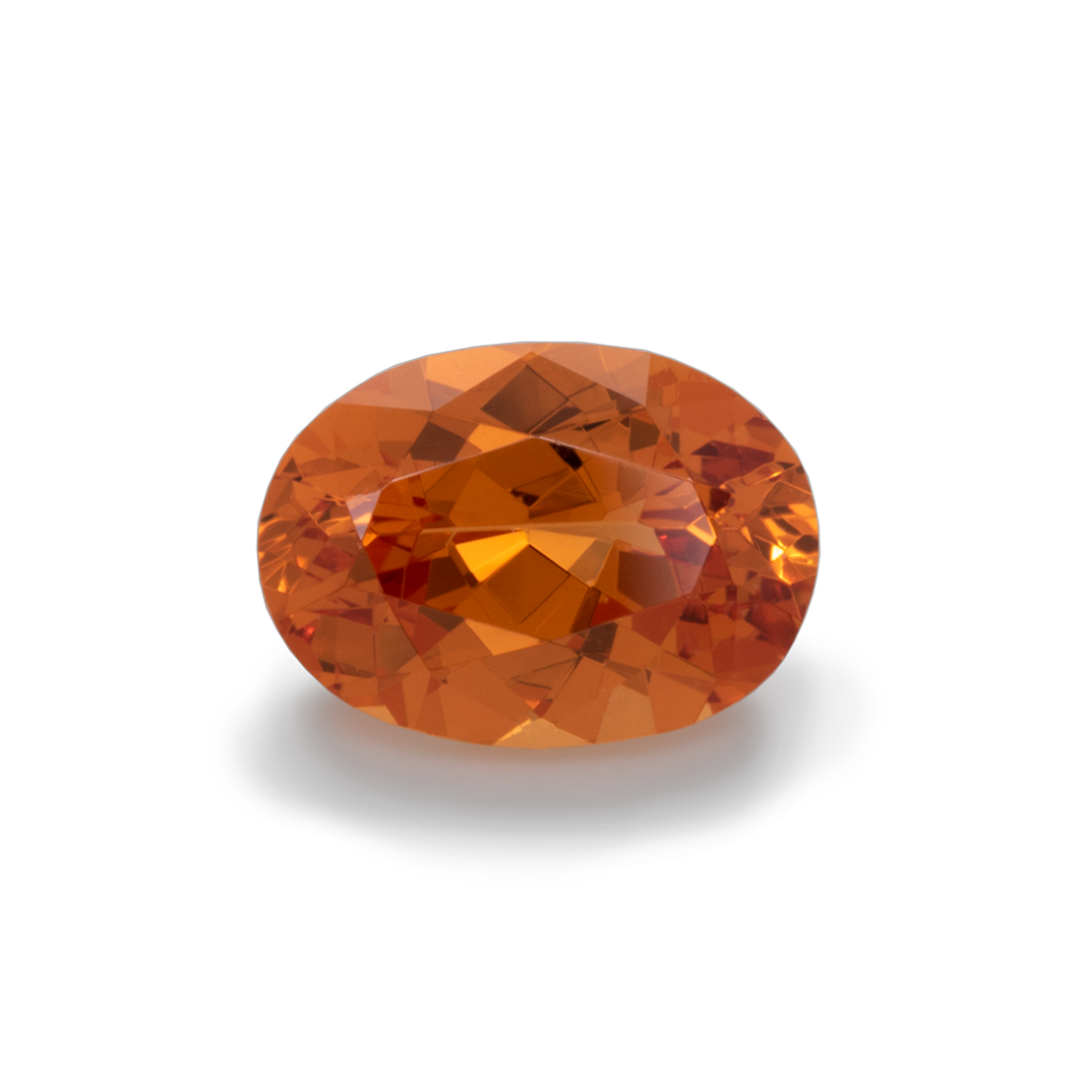 Mandarin Garnet - orange, oval, 7x5 mm, 1.02 cts, No. MG30002
