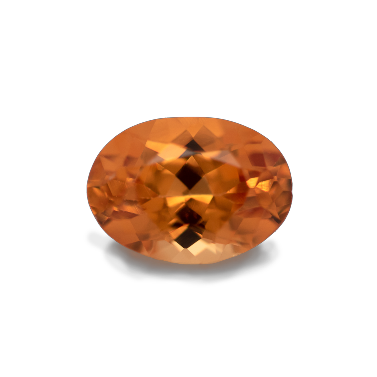 Mandarin Granat - orange, oval, 7x5 mm, 1,07 cts, Nr. MG30003