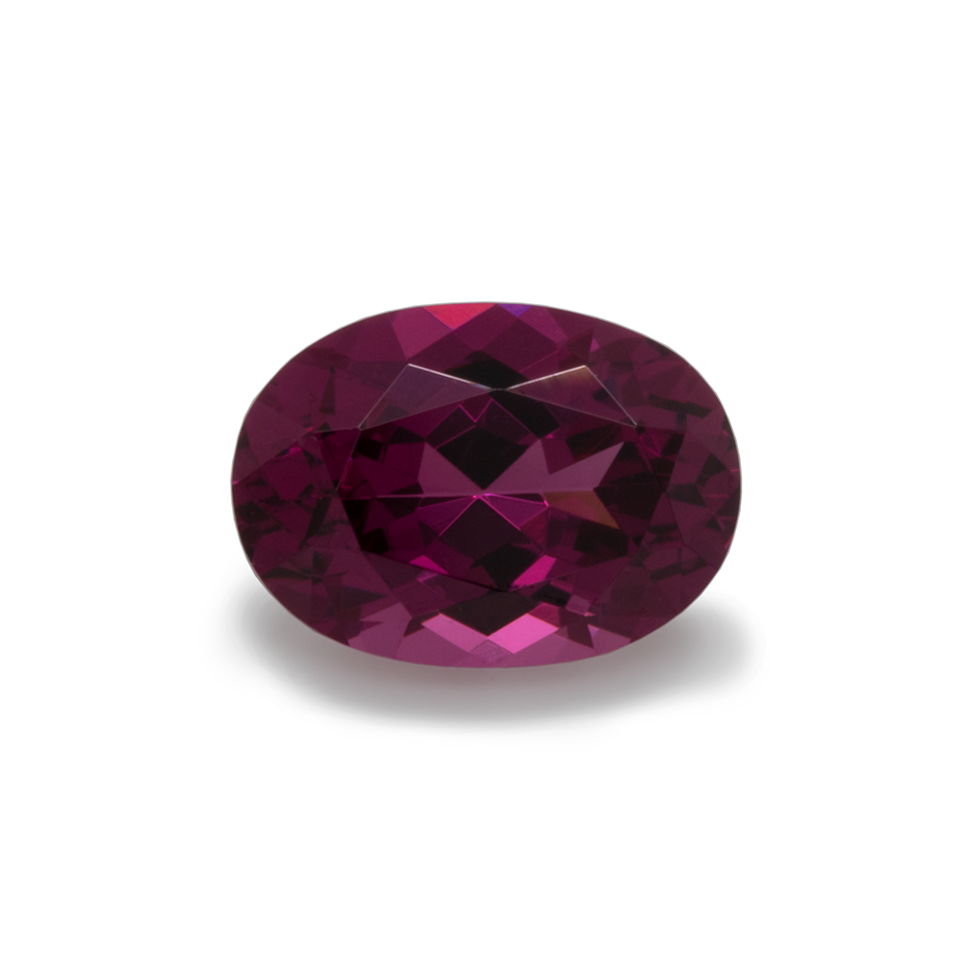 Rhodolite - purple, oval, 7x5 mm, 1.05 cts, No. RD10001