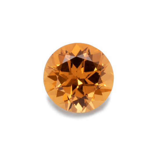 Mandarin Granat - orange, rund, 5x5 mm, 0,61 - 0,63 cts, Nr. MG80001