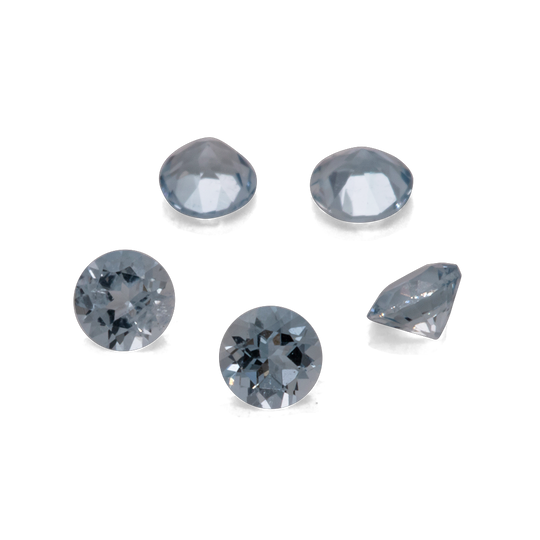 Aquamarin - A, rund, 2x2 mm, ca. 0,02 cts, Nr. A99015