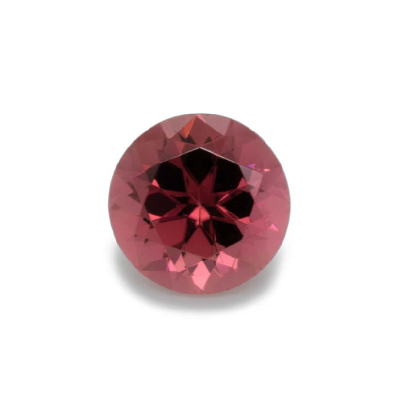 Tourmaline - pink, round, 6x6 mm, 0.79-0.92 cts, No. TR60004