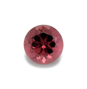 Tourmaline - pink, round, 6x6 mm, 0.79-0.92 cts, No. TR60004