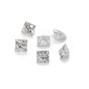 Diamant - fein weiß, LR, Princess-Schliff, 1,8x1,8 mm, ca. 0,04 cts, Nr. D50001