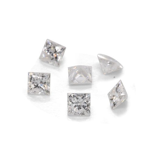 Diamond - white (TW), VS, princess cut, 1.8mm, approx. 0.035 cts, No. D11050