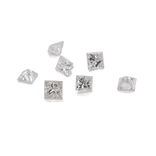 Diamond - white (TW), VS, princess cut, 1.4mm, approx. 0.015 cts, No. D11048