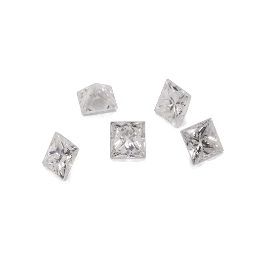 Diamond - white (TW), VS, princess cut, 1.7mm, approx. 0.03 cts, No. D11049