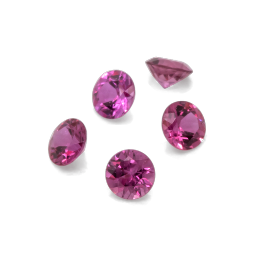 Saphir - pink, rund, 1.5x1.5 mm, 0.016 cts, Nr. XSR11158