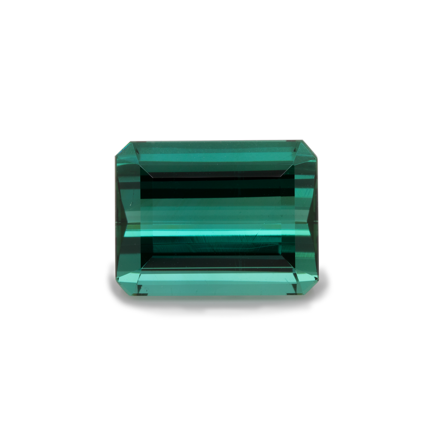 Turmalin - grün, achteck, 12x9,5 mm, 6,35 cts, Nr. TR25001