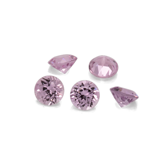 Saphir - rosa, rund, 1.5x1.5 mm, 0.02 cts, Nr. XSR11173