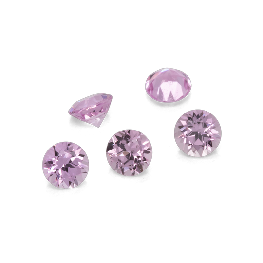 Saphir - rosa, rund, 2x2 mm, 0.04 cts, Nr. XSR11115
