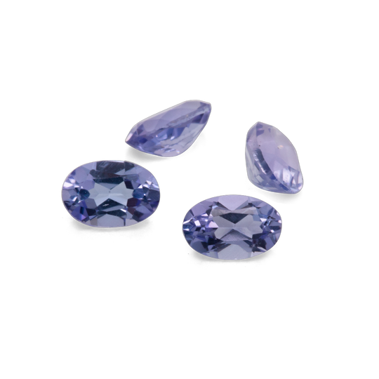 Tansanit - A, oval, 3x2 mm, 0,065-0,074 cts, Nr. TZ44001