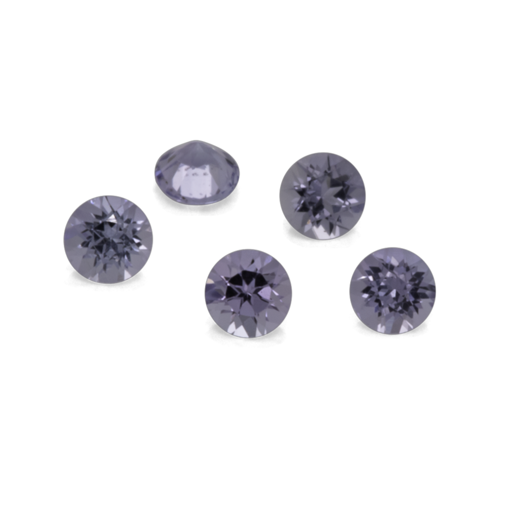 Tansanit - A, rund, 1,5x1,5 mm, 0,012-0,017 cts, Nr. TZ33001