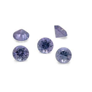 Tanzanite - A, round, 2x2 mm, 0.035-0.045 cts, No. TZ34001