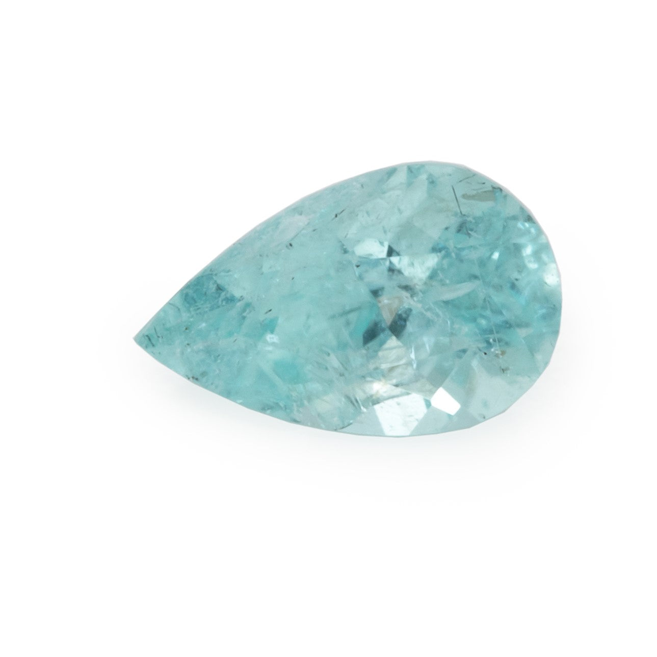 Paraiba Turmalin - blau/grün, birnform, 5x3 mm, 0,19 cts, Nr. PT26001