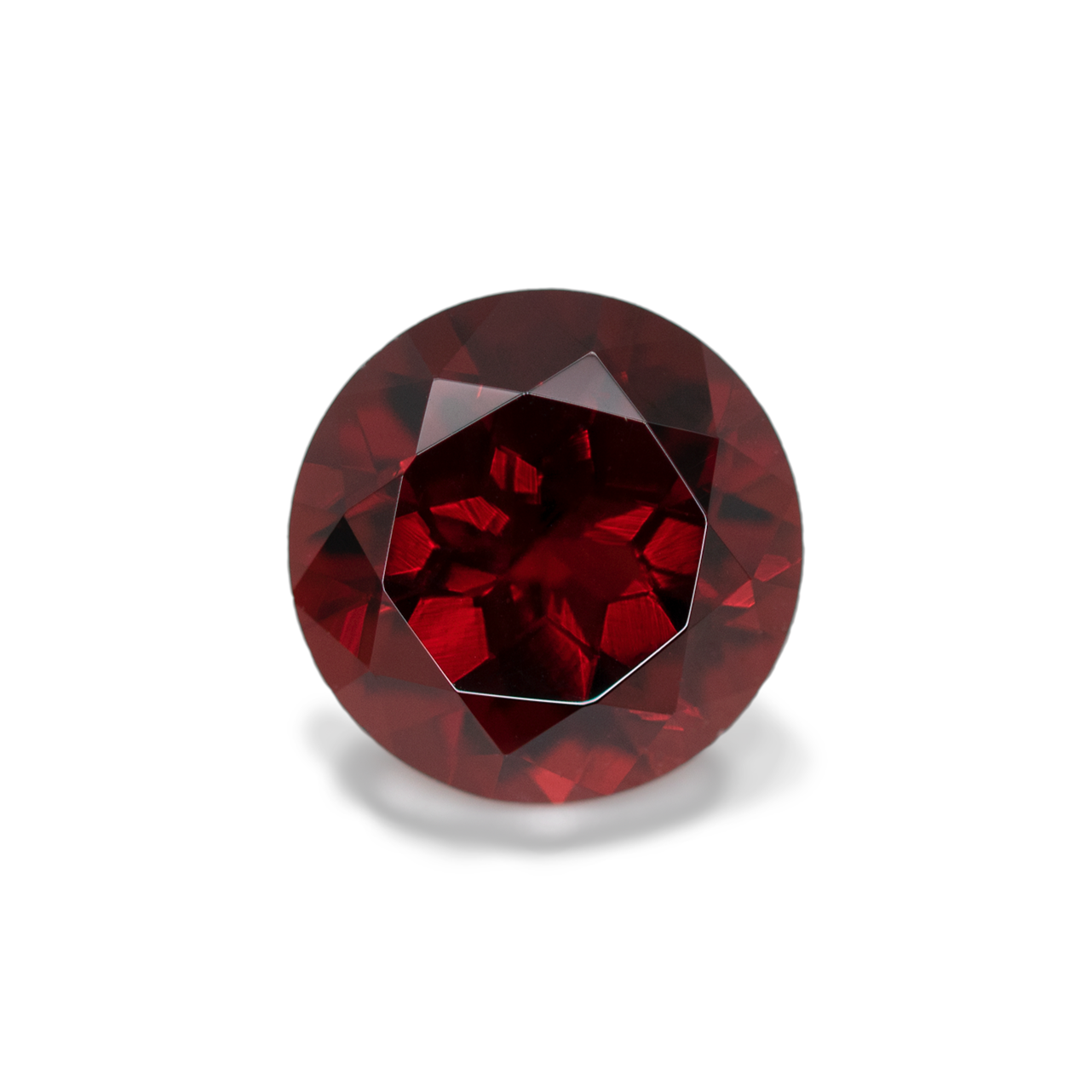 Granat - rot, rund, 12.1x12.1 mm, 7,91 cts, Nr. GR10001