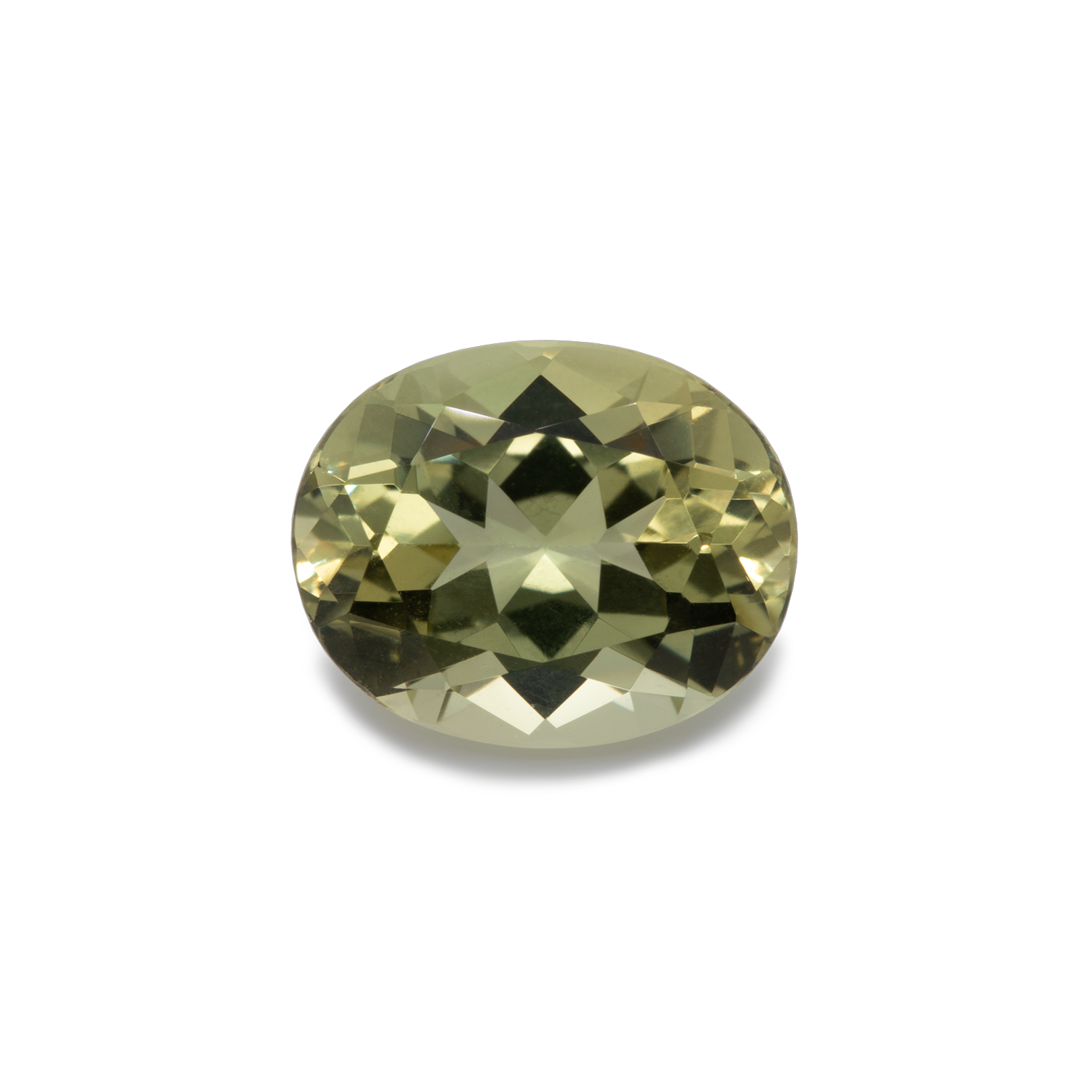 Chrysoberyl - yellow, oval, 10x8 mm, 2.51 cts, No. CHB80001