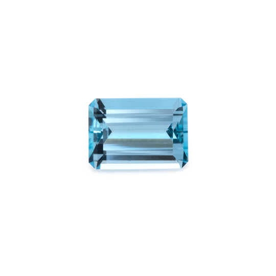 Aquamarin - AAA, achteck, 7x5 mm, 0.85 cts, Nr. A32003