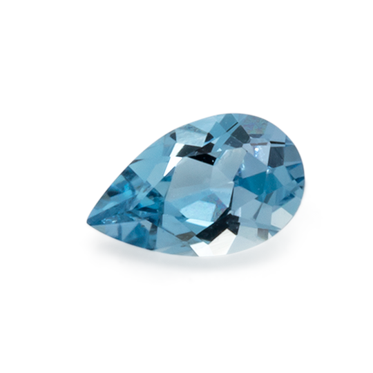 Aquamarin - AAA, birnform, 5x3 mm, 0,16-0,20 cts, Nr. A99033