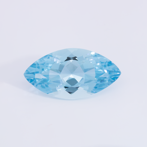 Aquamarine - A, marquise, 21x11 mm, 8.16 cts, No. A99072