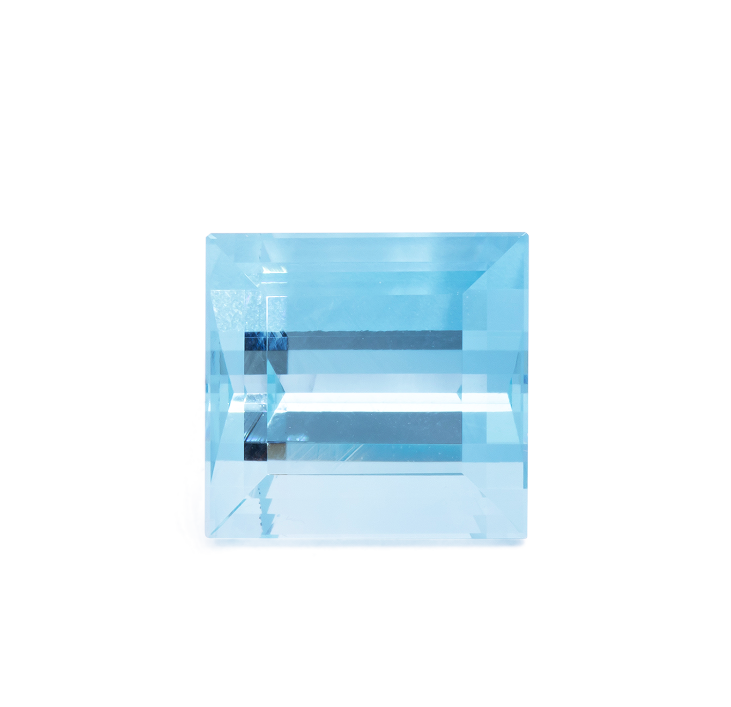 Aquamarin - AA, baguette, 11.2x10.5 mm, 6.75 cts, Nr. A99079