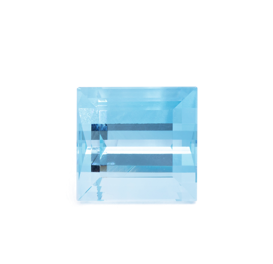 Aquamarin - AA, baguette, 11.2x10.5 mm, 6.75 cts, Nr. A99079