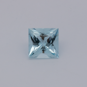 Aquamarin A - blau, rechteck, 5x5 mm, 0.53 cts, Nr. A99088