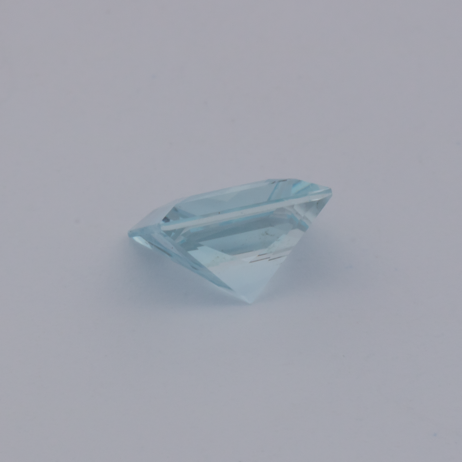 Aquamarin A - blau, rechteck, 5x5 mm, 0.53 cts, Nr. A99088