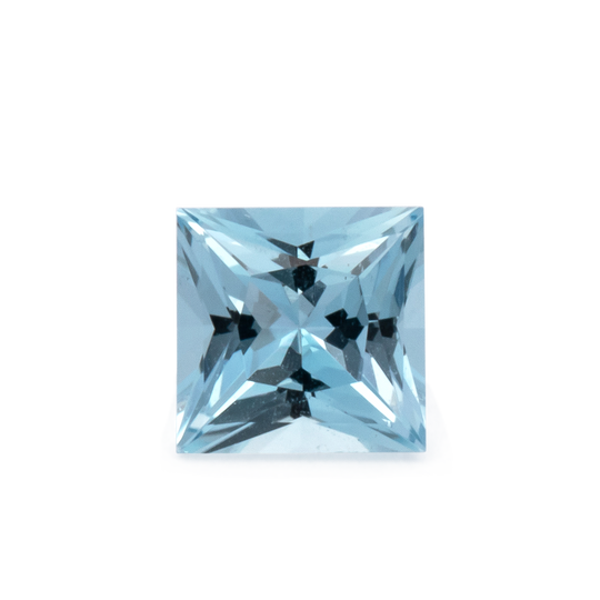 Aquamarin AA - blau, rechteck, 5x5 mm, 0.54 cts, Nr. A99090