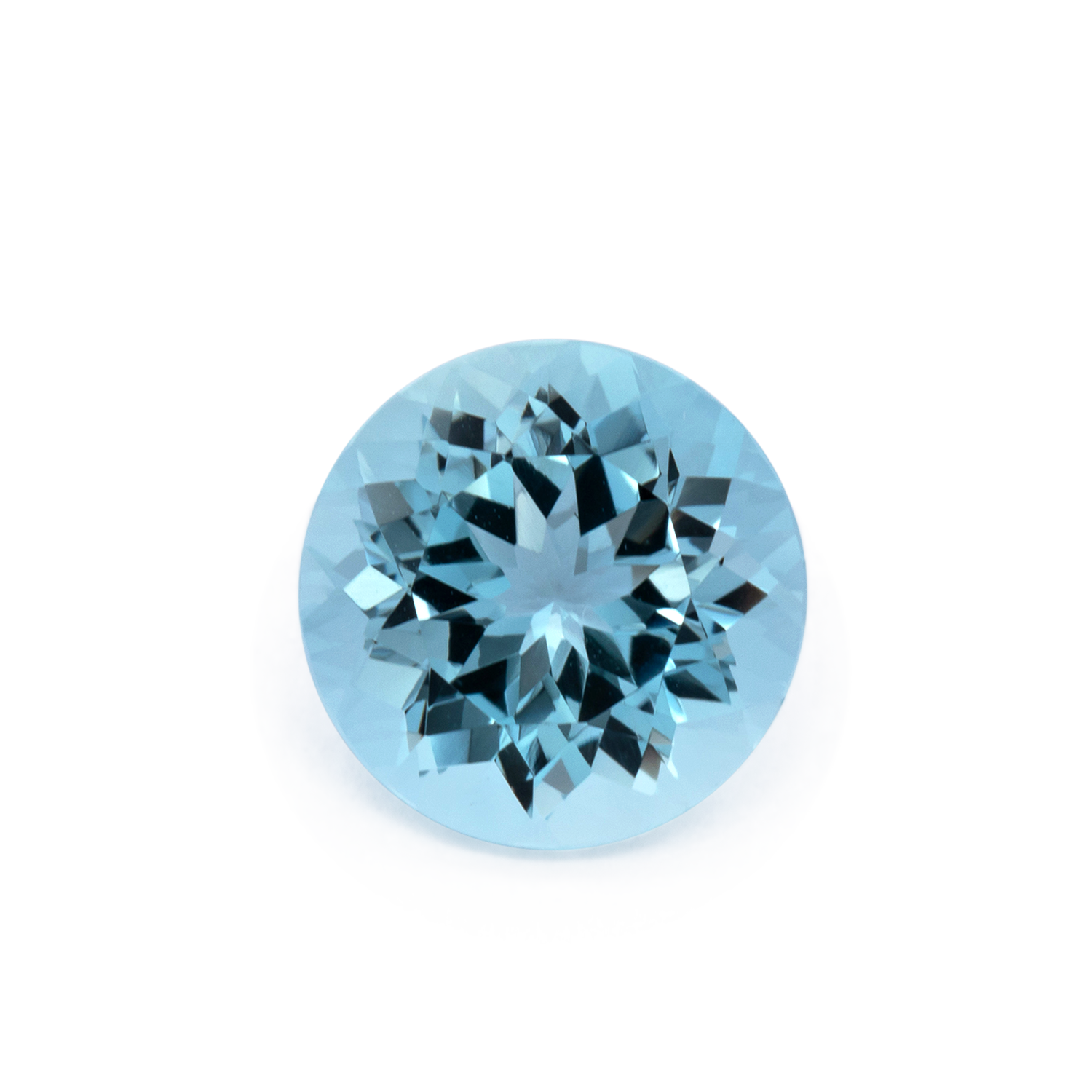 Aquamarin - blau, rund, 12.1x12.1 mm, 5.88 cts, Nr. A99091