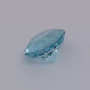 Aquamarin - blau, rund, 12.1x12.1 mm, 5.88 cts, Nr. A99091