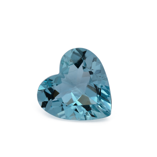 Aquamarin AA - blau, herz, 9.5x9.7 mm, 2.37 cts, Nr. A99092