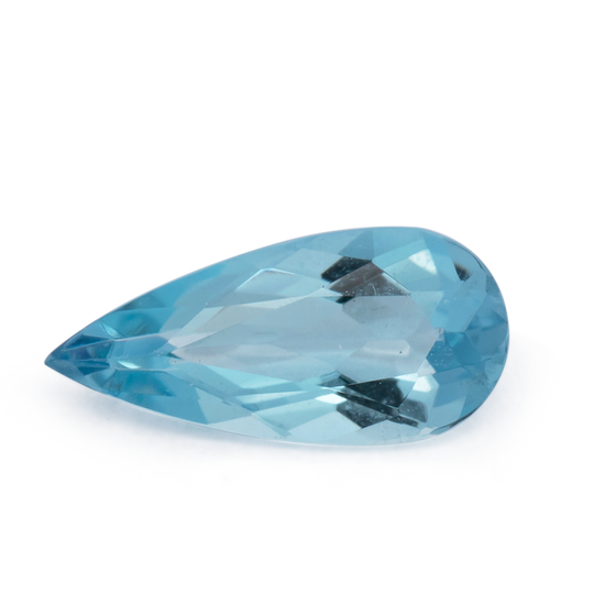 Aquamarin AA - blau, birnform, 10x4.5 mm, 0.84 cts, Nr. A99094