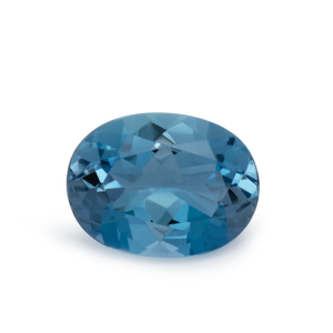 Aquamarin AAA - blau, oval, 8.1x6.1 mm, 1.18 cts, Nr. A99097