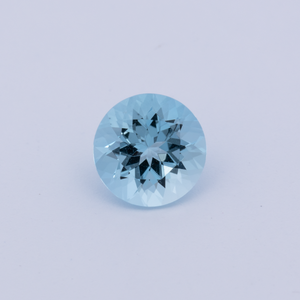 Aquamarin AA - blau, rund, 6x6 mm, 0.74 cts, Nr. A99102