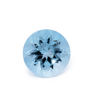 Aquamarin AA - blau, rund, 6x6 mm, 0.74 cts, Nr. A99102