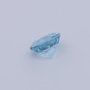 Aquamarin AA - blau, rund, 6x6 mm, 0.74 cts, Nr. A99102