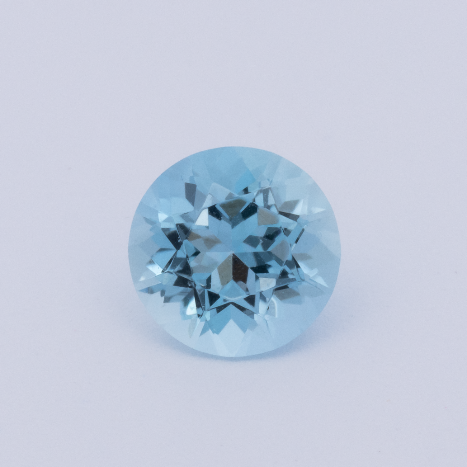 Aquamarin AA - blau, rund, 5x5 mm, 0.39 cts, Nr. A99103