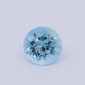 Aquamarin AA - blau, rund, 5x5 mm, 0.39 cts, Nr. A99103