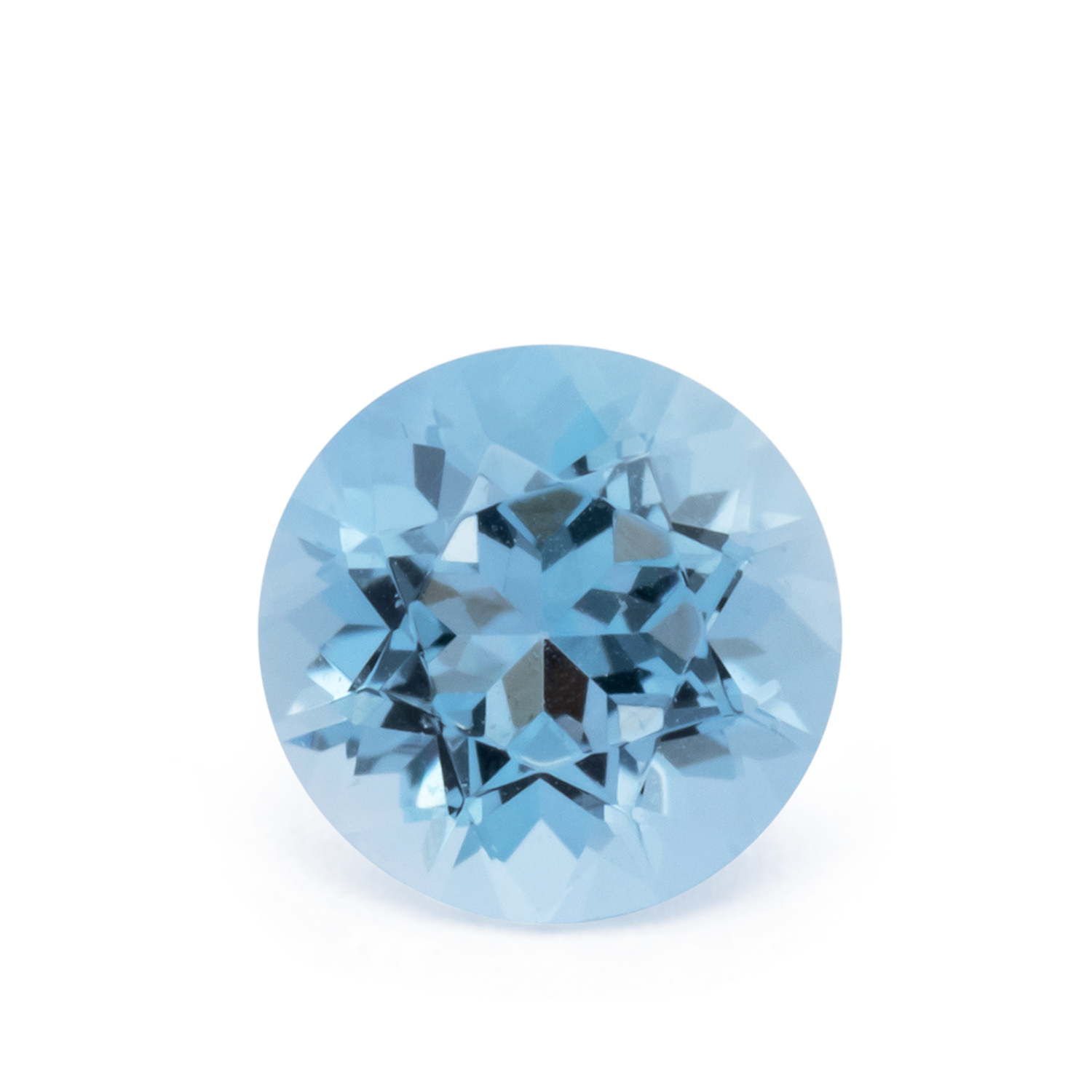 Aquamarin AA - blau, rund, 5x5 mm, 0.39 cts, Nr. A99103
