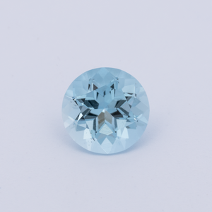Aquamarin AA - blau, rund, 6x6 mm, 0.68 cts, Nr. A99105