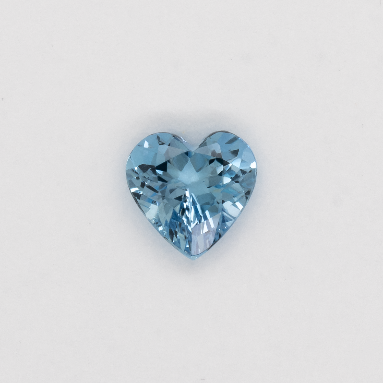 Aquamarin AAA - blau, herz, 8.8x8.8 mm, 2.10 cts, Nr. A99106