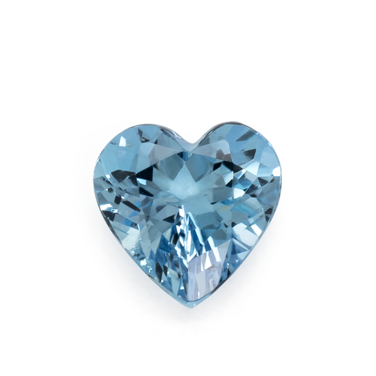 Aquamarin AAA - blau, herz, 8.8x8.8 mm, 2.10 cts, Nr. A99106