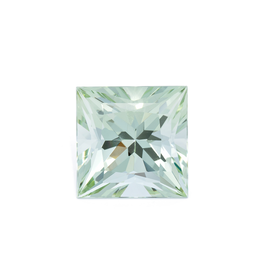 Beryll - grün, rechteck, 16x16 mm, 17.81 cts, Nr. BY90048