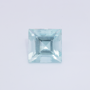 Beryll - blau, rechteck, 7x7 mm, 1.53 cts, Nr. BY90054