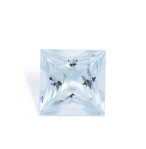 Aquamarin A - blau, rechteck, 7x7 mm, 1.49 cts, Nr. A99108