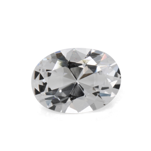 Beryll - weiß, oval, 6.9x5.1 mm, 0.62 cts, Nr. BY90067