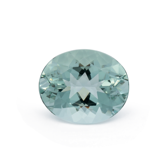 Beryll - grün, oval, 11.9x9.9 mm, 3.91 cts, Nr. BY90083