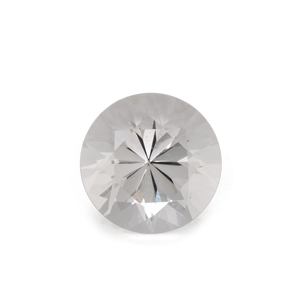 Beryll - weiß, rund, 6.1x6.1 mm, 0.79 cts, Nr. BY90088